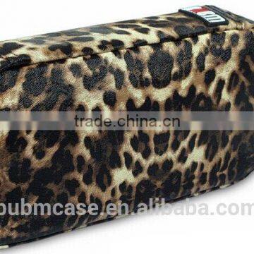 64 Capacity South American Leopard Grain PU Leather Cover CD DVD Bag CD DVD Storage Bag CD-ROM Package Car Disc Package