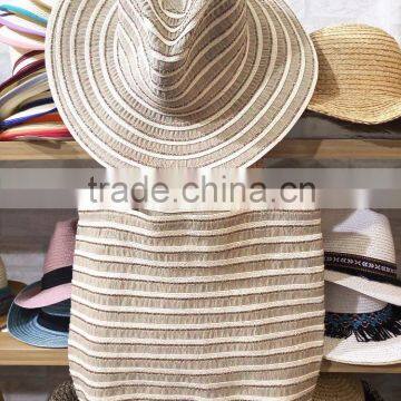 2016 Hotsale Summer Fashion Lady's Straw Hat and Bag Polyester