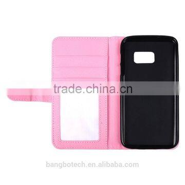 Printing Leather Case Leather Flip Cover For Samsung Galaxy S7 Case With Card Holder photo-5