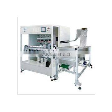 Automatic pad printing machine for bottle caps