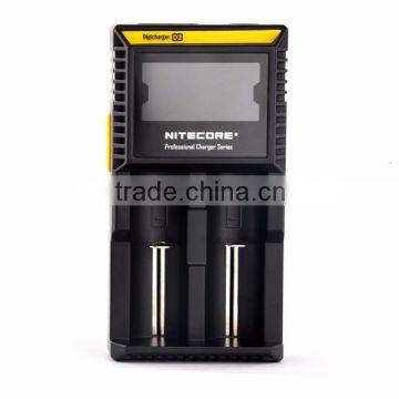 100% Genuine Nitecore I2 I4 D2 D4 Smart Charger Nitecore D2 18650 Digital Display 2 Slots Lcd Charger photo-3