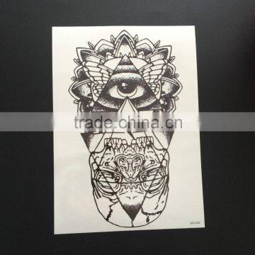 WX- 045 Temporary Black Tattoos/ Custom CMYK Tattoo Sticker/Fake Body Tattoo