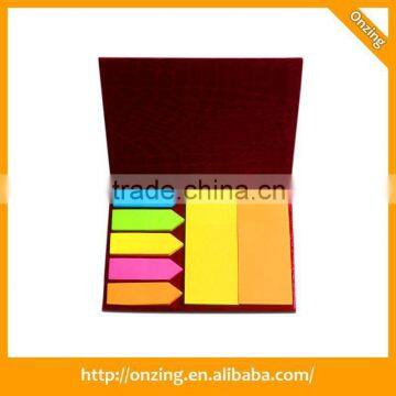 Top quality letter shaped sticky notes exporting factory