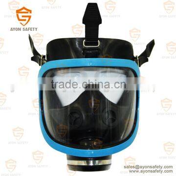 Light Weight Full Face Gas Fireproof Mask- Blue Single Cartridge for Security photo-3