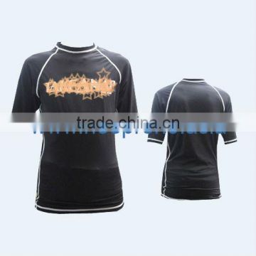 Custom Rash Guard Short Sleeve for UV 50+