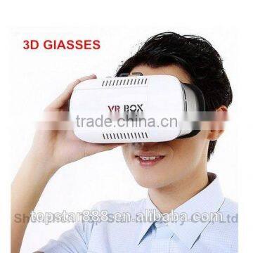 Virtual reality 3D VR headset for smartphone to enjoy 3D movie and 3D game, popular vr box 3d glasses.