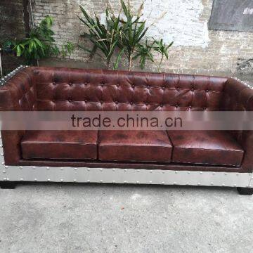 Aluminium Sheet 3 seater sofa