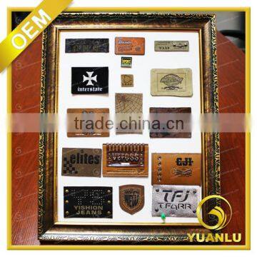 Free Design Various Leather Labels Leather Patches Cheap Price