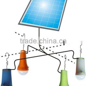 10W solar lantern with 4 LED flashlight home lighting