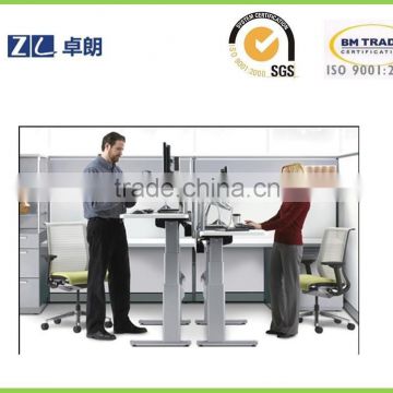 sit to standing computer office height adjust desk