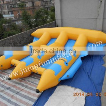 Flying Banana Boat for aqua park/Inflatable flyfish water boats