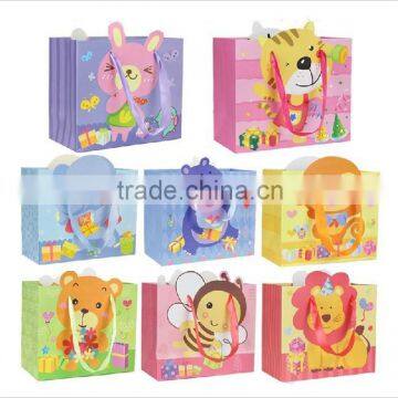 Lovely Cartoon Animal Paper Gift Bag/Shopping Paper Bag Design