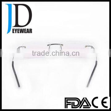 Most Popular Rimless Metal B Titanium Optical Eyeglasses photo-4
