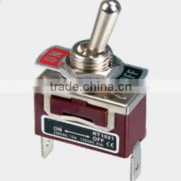 6.3 termial type metal off on toggle switch 1021-C