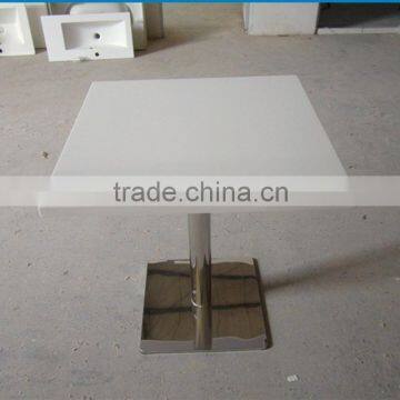 Modern Well Polished Solid Surface Table Top / Modified Acrylic Table photo-3