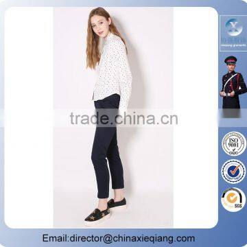 2016 Fashion Lady Casual Printed Shirt Long Sleeve Shirt