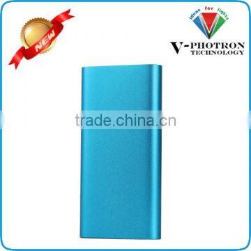 2014 Newest ultra slim metal universal mobile phone power bank 20000mah