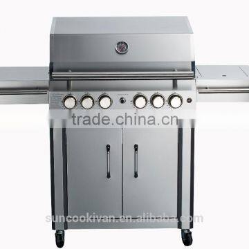 Outdoor cookingl, 4 main burners barbecue grill