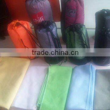 Travel towel/Compact sports towel with net bag