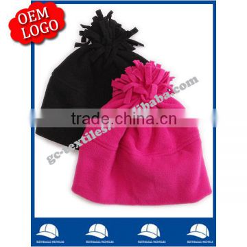 china alibaba manufacturer CUSTOM LOGO winter fleece baby warm beanie hat and cap