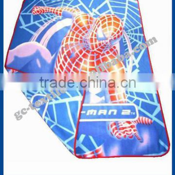 Sublimation Spiderman Printed Fleece Blanket