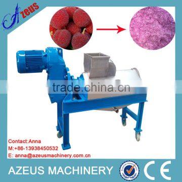 Industrial fruits juice pressing machinery with single screw press