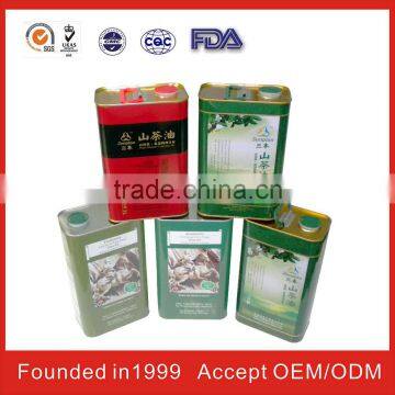 konwah Aluminum cooking oil tin can packing For hot sale