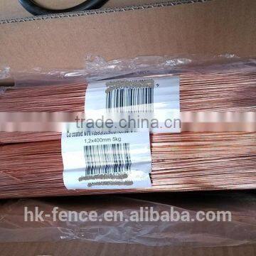 Cu coated cut straight wire