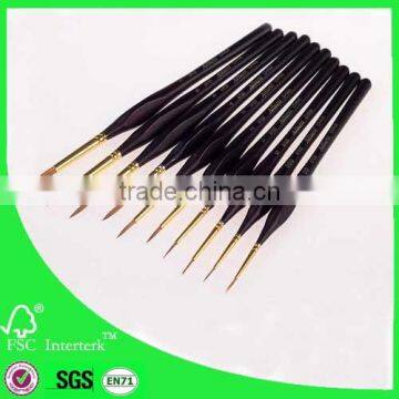 wholesale multi hair material brush /artsit brush /art painting brush set