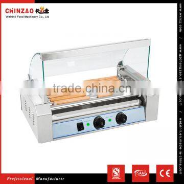 7 Rollers Stainless Steel Commercial Electric Hot Dogs Roller Grill Machine photo-3