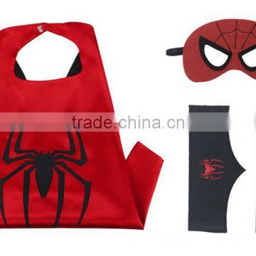 Children Spider Cape Set with Mask & Wristbands