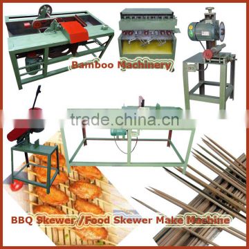 Complete Automatic bamboo bbq stick make machines Capacity 400,000pcs per 8 hours Whole Production Line