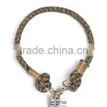 Unique handmade dog rope collar