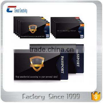 Germany Market Credit Card Sleeve With Anti-Theft RFID Blocking Capabilities Holder