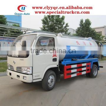 jet vacuum truck, Dongfeng brand 4cbm sewage suction truck