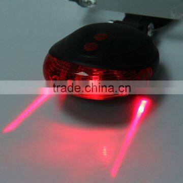 3 LED Lamps Waterproof Cycling Seatpost BikeTaillight Warning Flashing Light With Dual Laser Lines for Bicycle Accessories photo-4