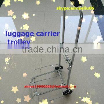 stainless hand luggage trolley