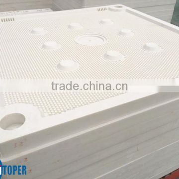 Chamber filter plate of PP material made of molding press machines with pressure of 1500T-3000T