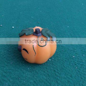 Led Pumpkin Wax Candle Halloween Day Led Candle Pumpkin Shaped Led Yellowe Flicking Candle for Halloween Decoration