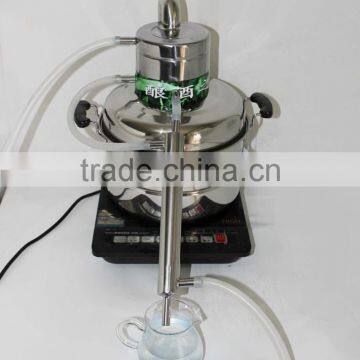 High Quality! Household Stainless Steel 8L Home Alcohol Distiller With Thermometer Spirits(Alcohol) Distillation Boiler photo-2