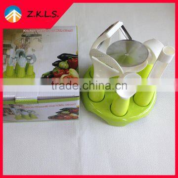 7 Components Eco-friendly Kitchen Utensil Set With Stand photo-5
