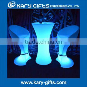 bar club lounge furniture luminescent table with led light