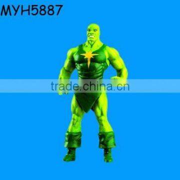 Resin green man game fighter figure