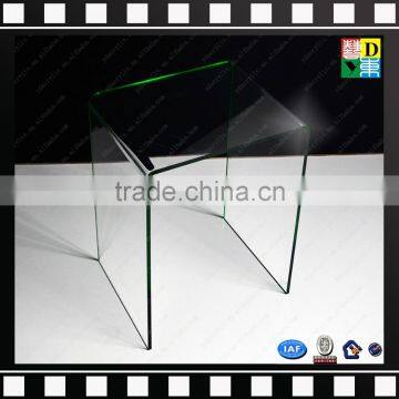 Clear Acrylic U-shaped Antique Console Table PMMA Custom Coffee Table Cheap From Shenzhen Yidong photo-3