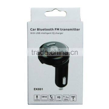 2017 Hot Sale Bluetooth Hands-free 3.5mm Car Receiver Stereo Bluetooth With FM Transmitter photo-6