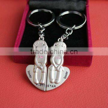 metal key chain or lovely zinc alloy key chain