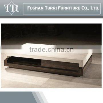 2016 New Antique Coffee Table With Marble Top for Living Room Furniture photo-3