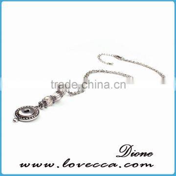 2016 Fashion New Charm Necklace Snap Button Pendant Necklace Changable Snap Button Necklace photo-4
