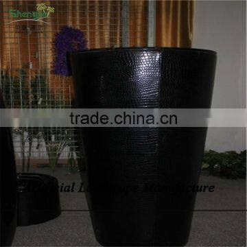 SJZJN 2650 New Design White Outdoor Fiberglass Plant Pots photo-2