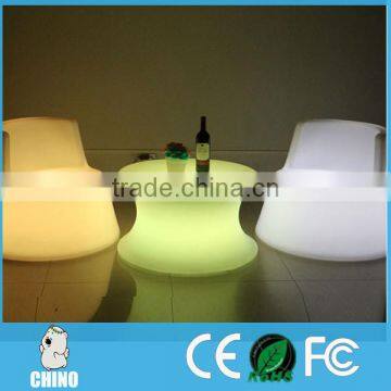 Arm LED Chair Loune Chair Coffee Chair With Table photo-4